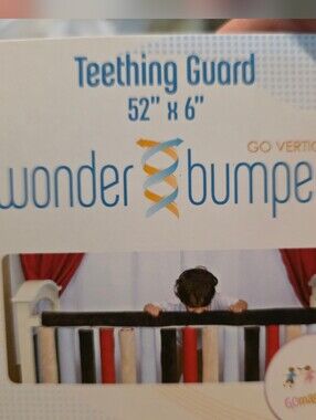 Wonder Bumpers Teething Guard - Black, Red, Cream